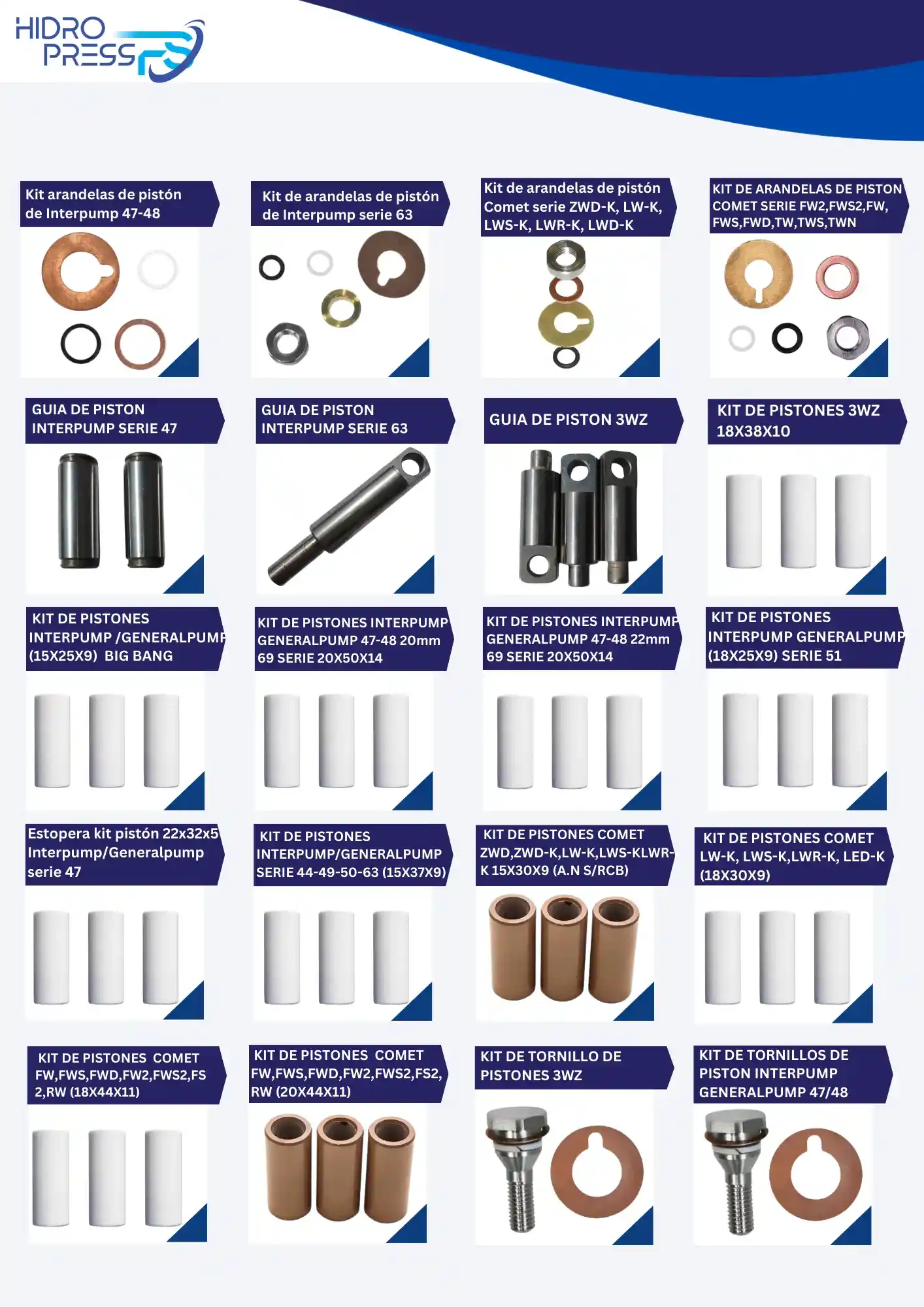 Catálogo de productos