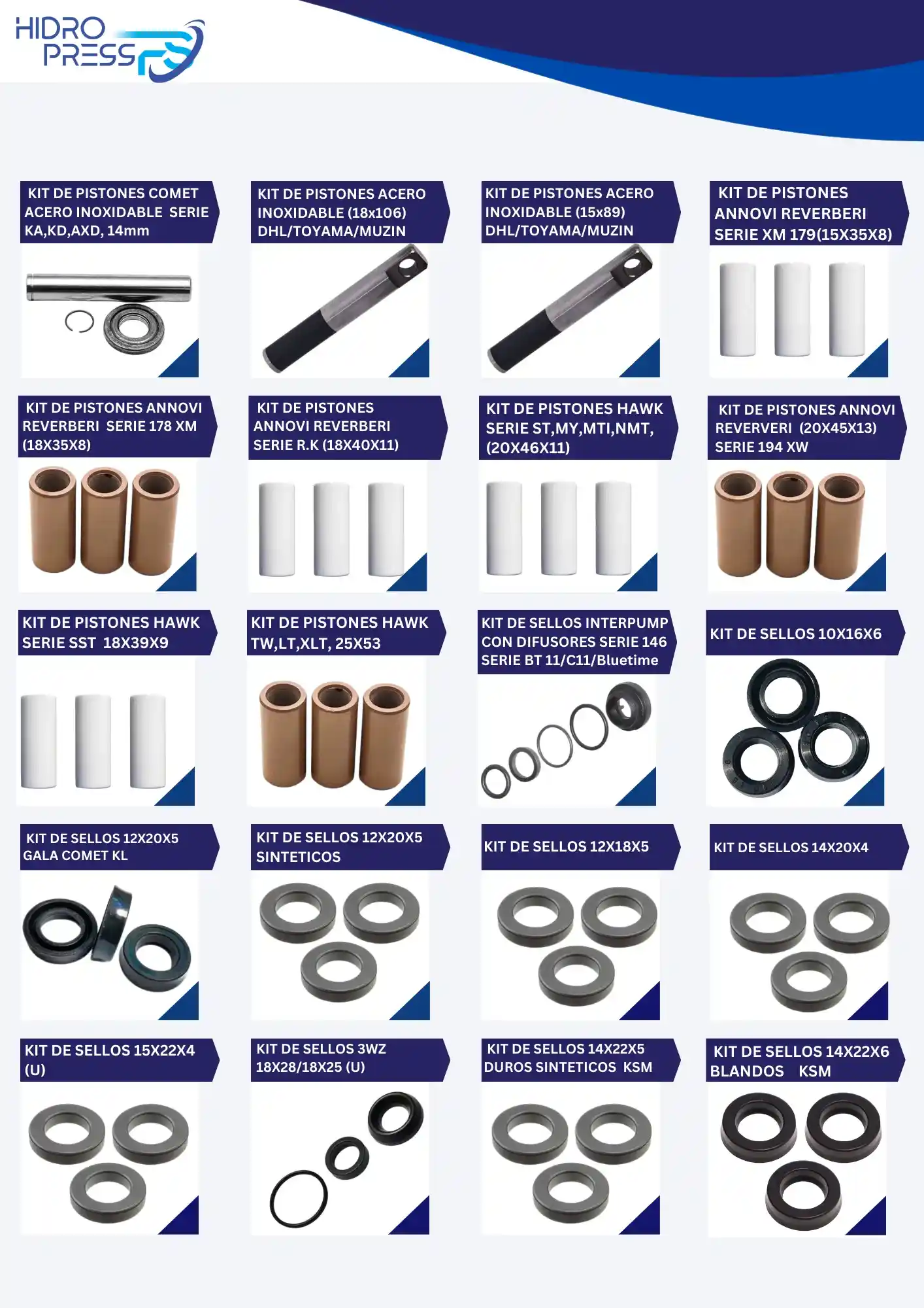 Catálogo de productos